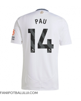 Aston Villa Pau Torres #14 Tricou Fotbal Replică 2024-25 Barbati Deplasare